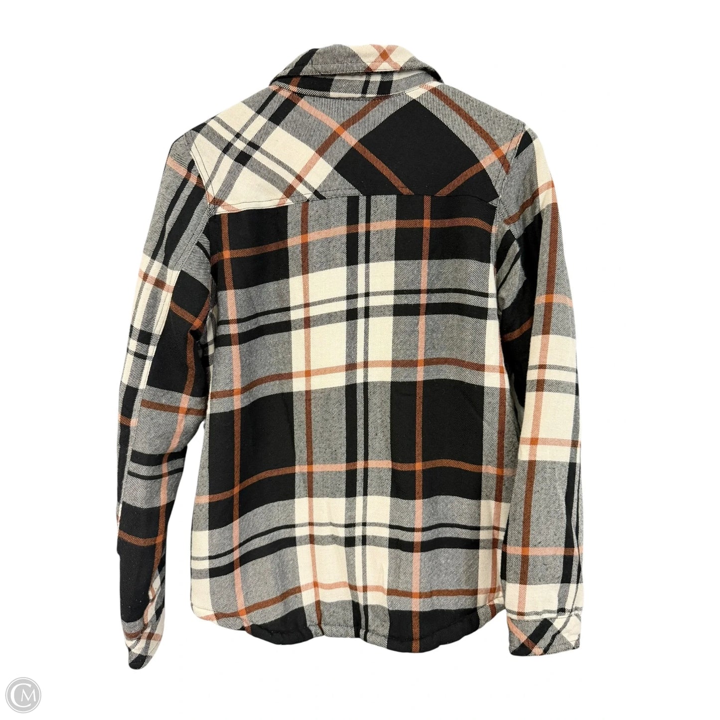 Jacket Shirt By Thread And Supply In Plaid Pattern, Size: L
