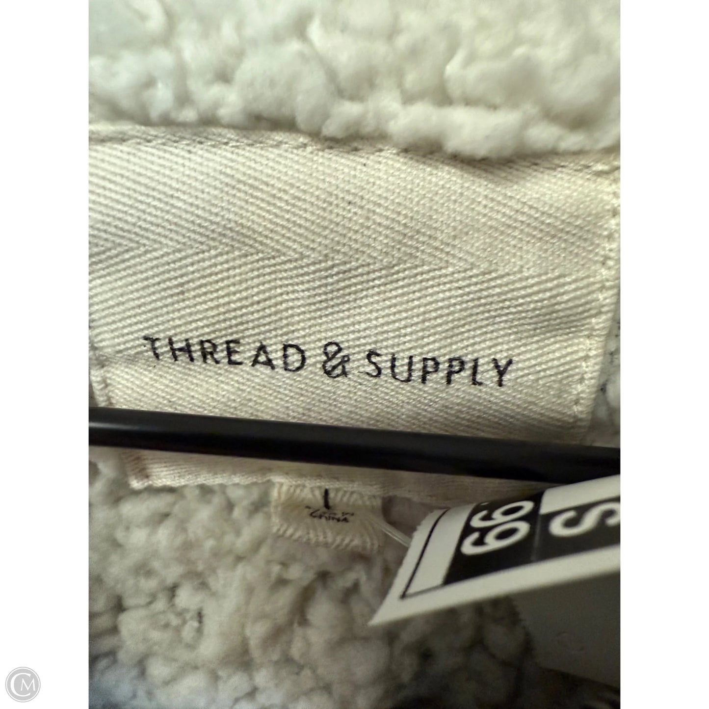 Jacket Shirt By Thread And Supply In Plaid Pattern, Size: L