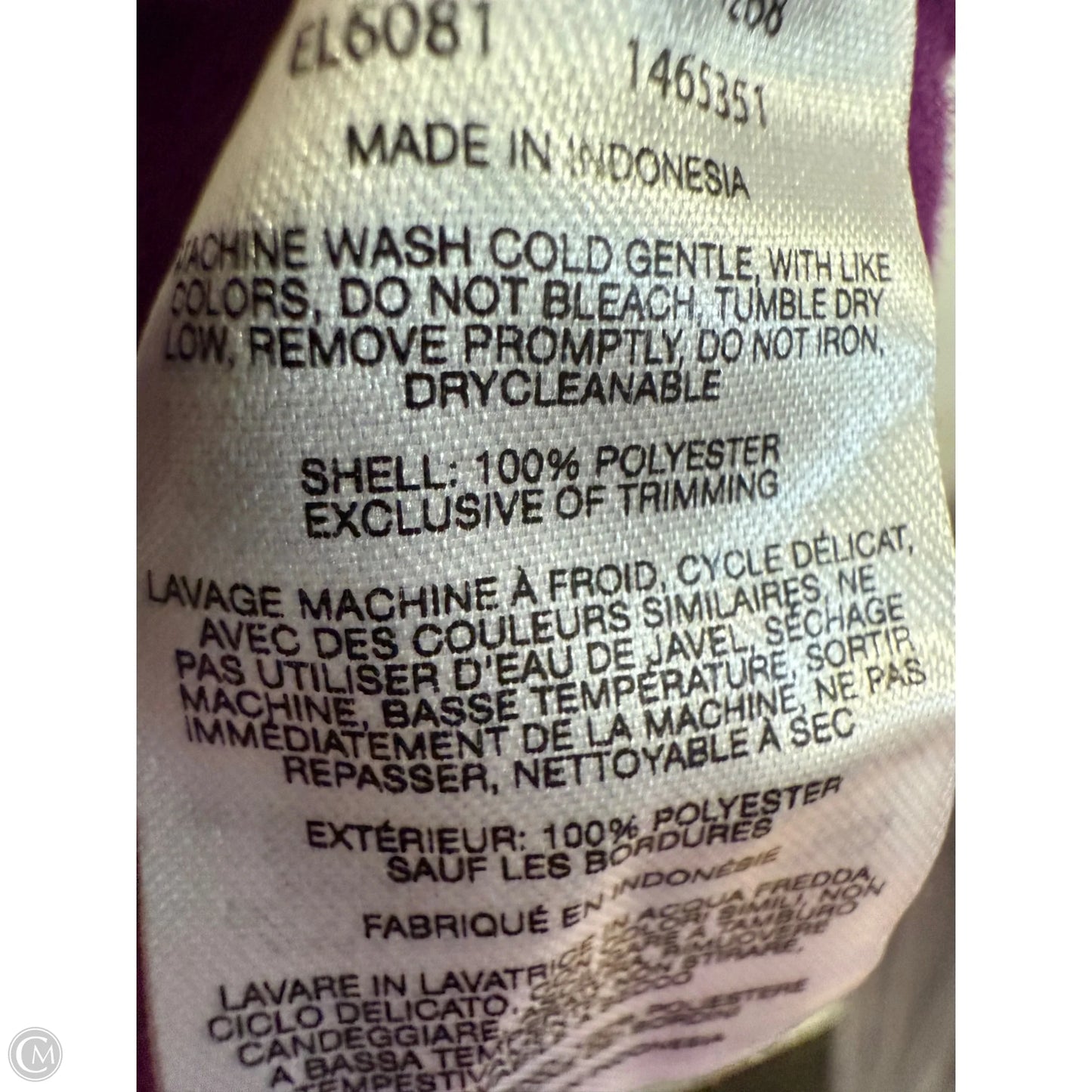 Jacket Other By Columbia In Purple, Size: Xxl