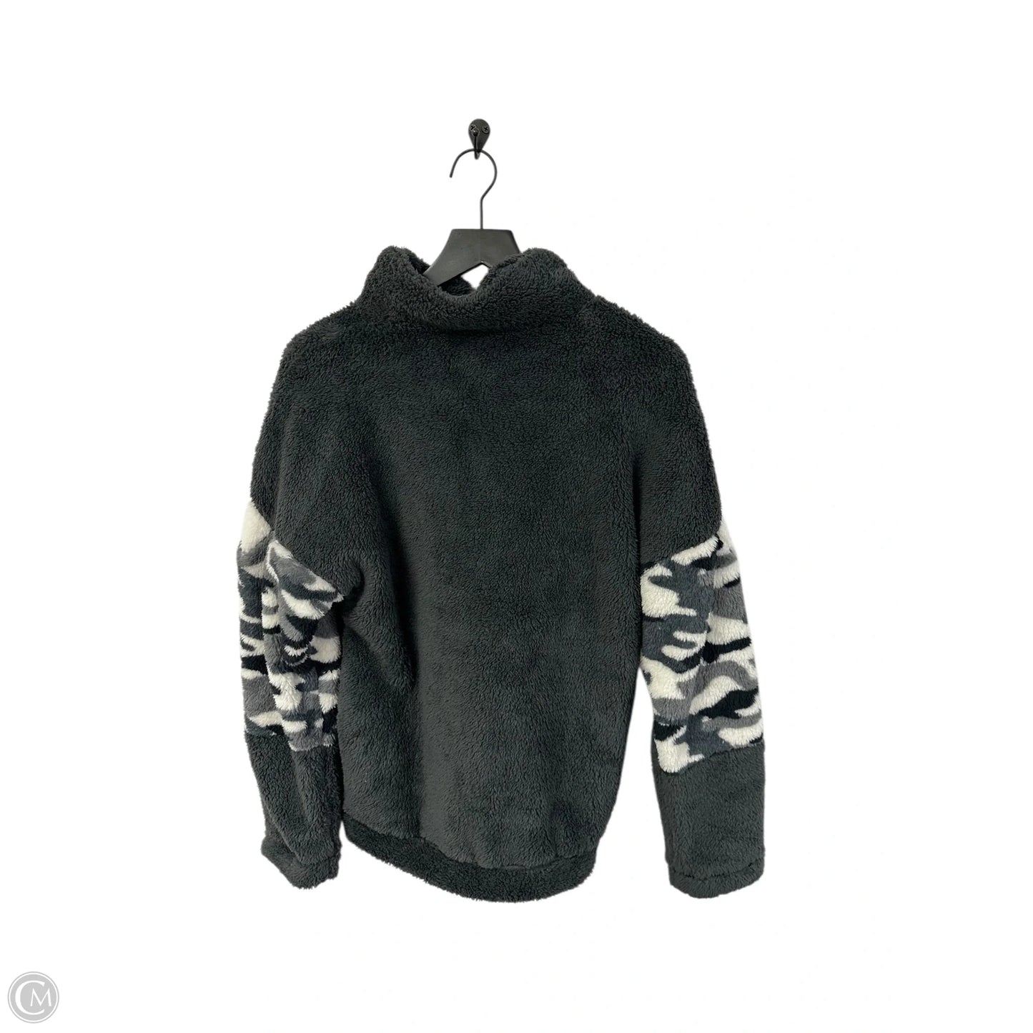 Sweatshirt Collar By Cmc In Grey, Size: S