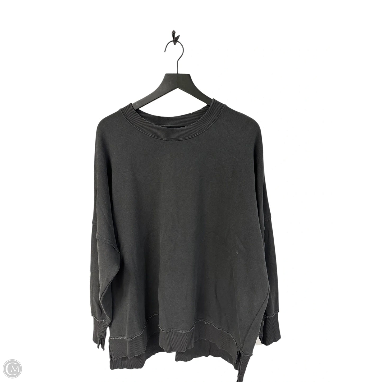 Sweatshirt Crewneck By Aerie In Grey, Size: M