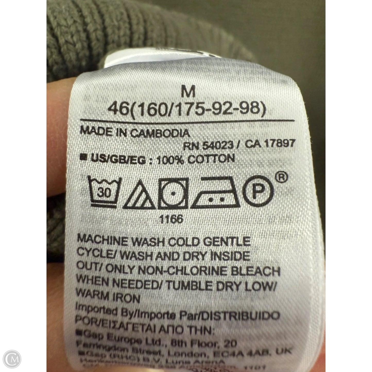 Sweater By Gap In Green, Size: M