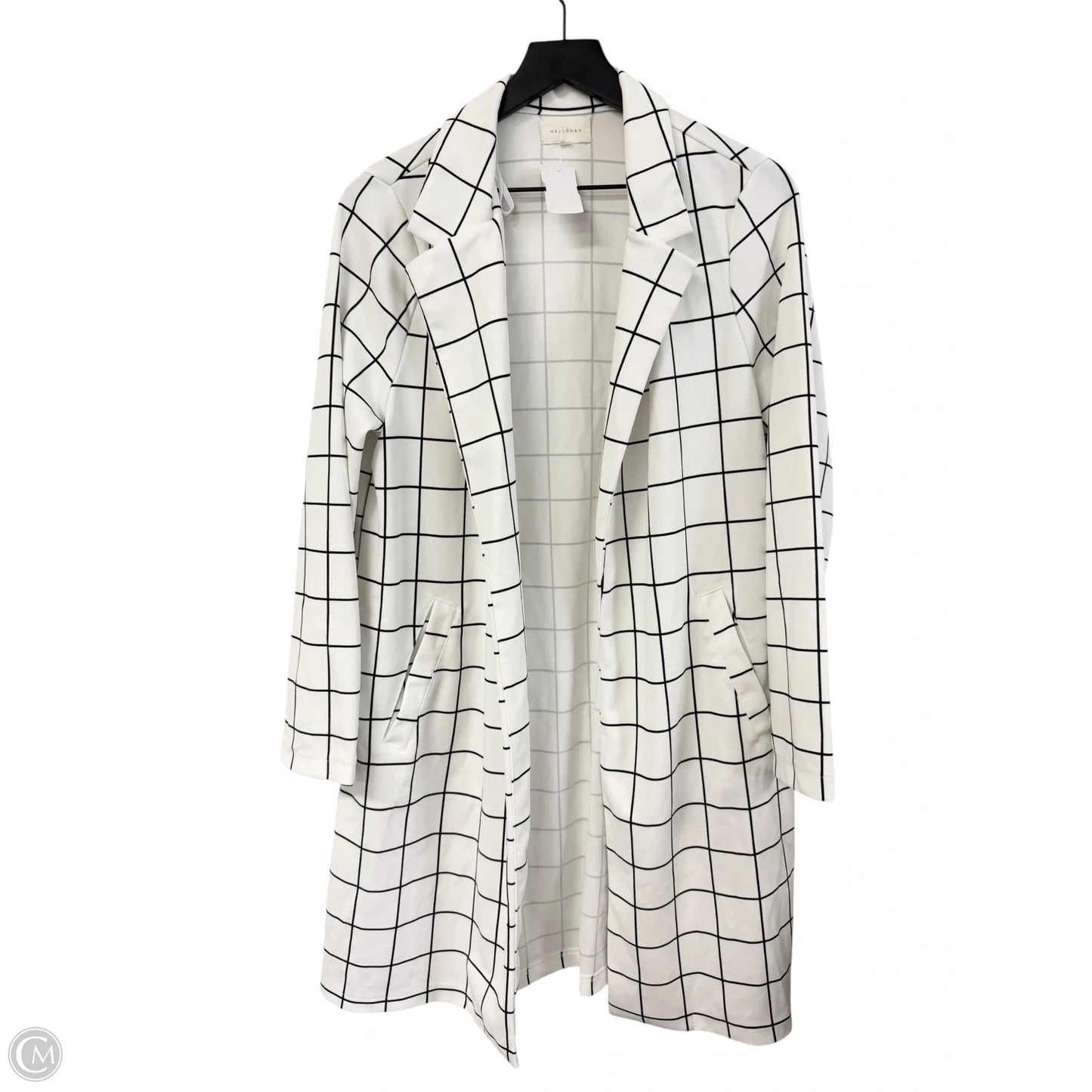 Blazer By Melloday In Black & White, Size: L