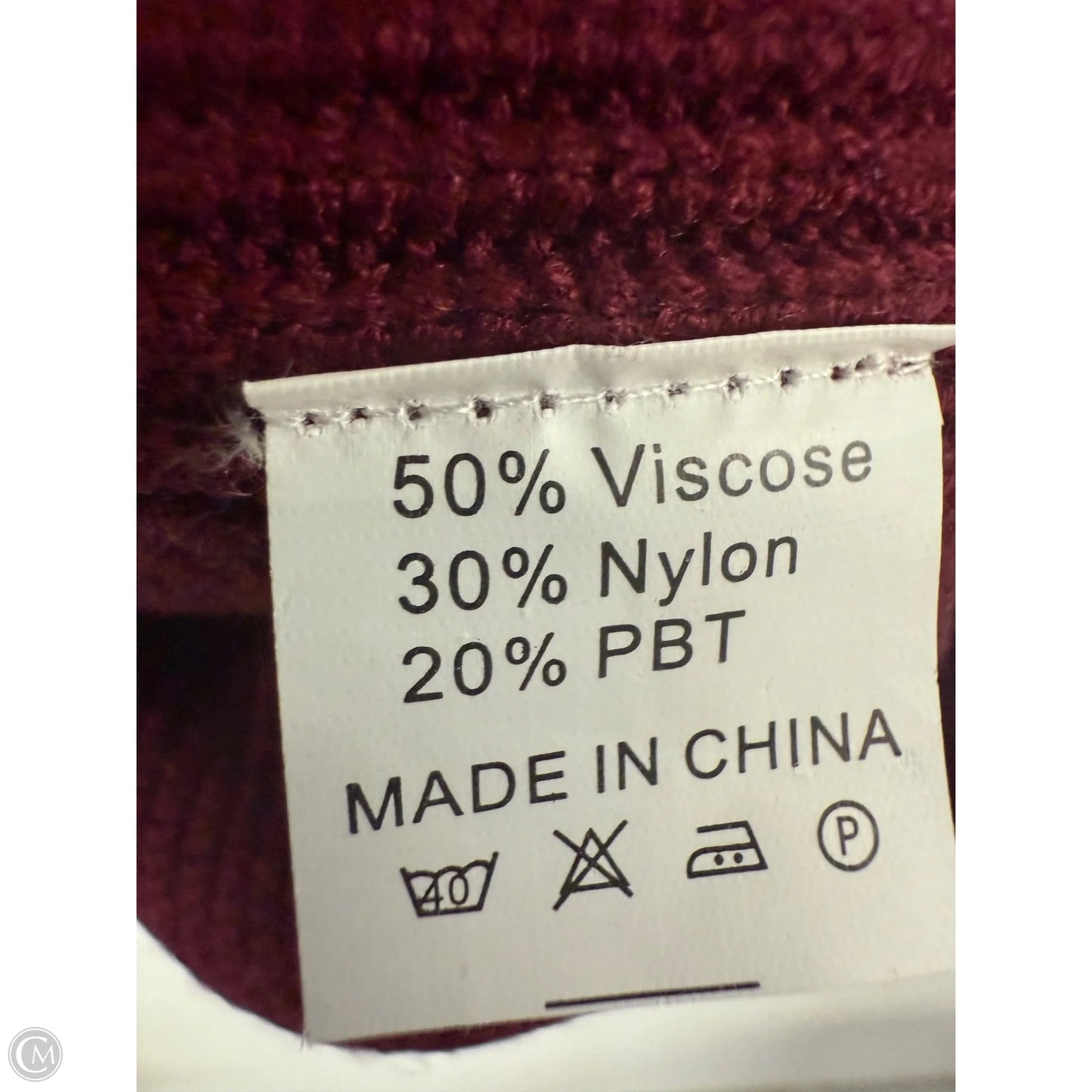 Sweater By Cmf In Maroon, Size: S