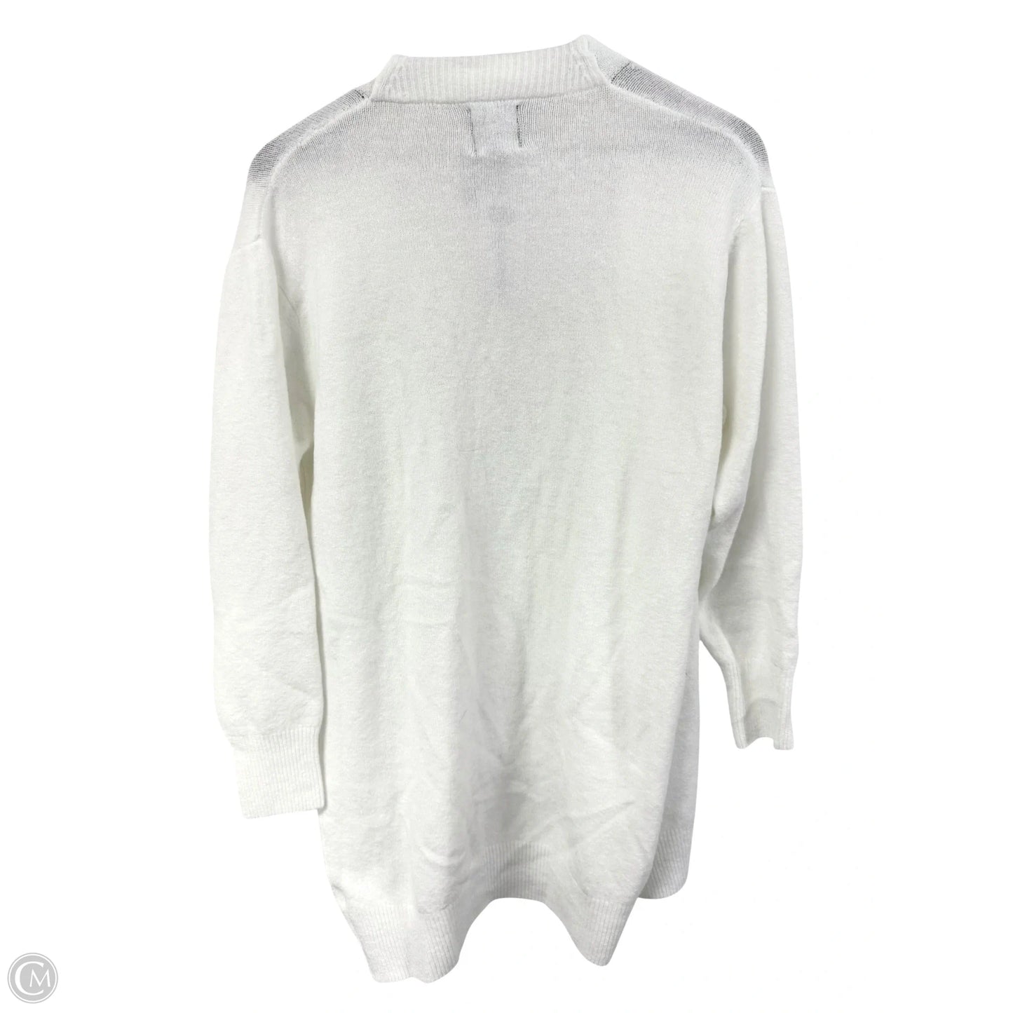 Sweater Cardigan By Cmc In White, Size: S