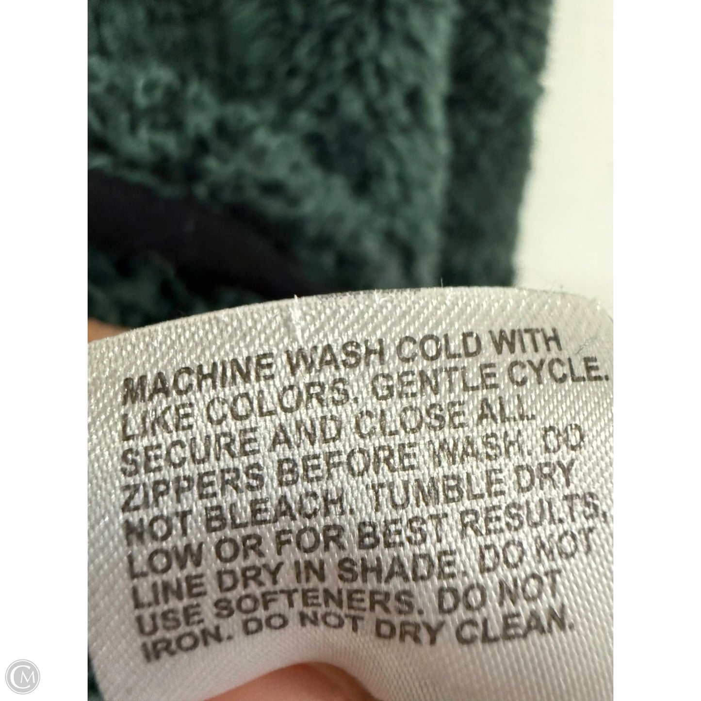 Sweatshirt Collar By Clothes Mentor In Green, Size: L