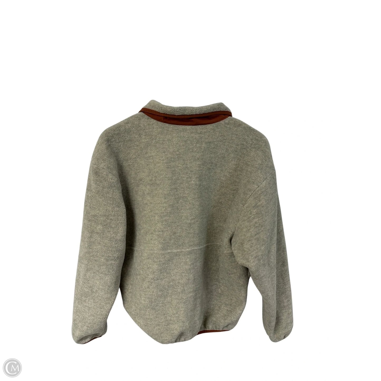 Sweatshirt Collar By Patagonia In Grey, Size: S