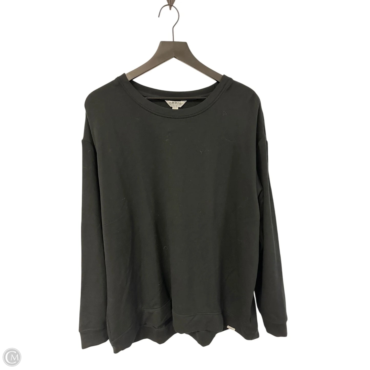 Sweatshirt Crewneck By Orvis In Black, Size: Xl