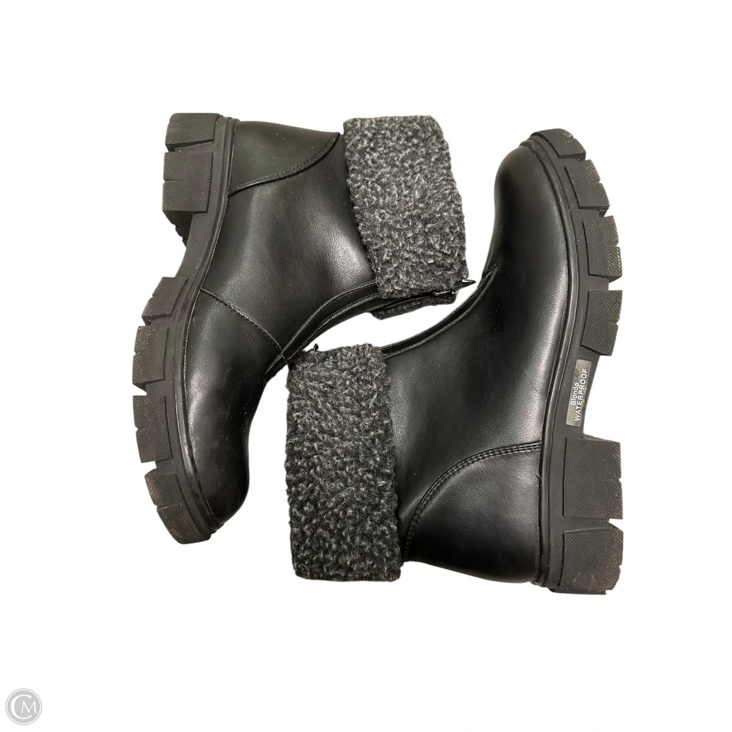 Boots Leather By Blondo In Black, Size: 9.5