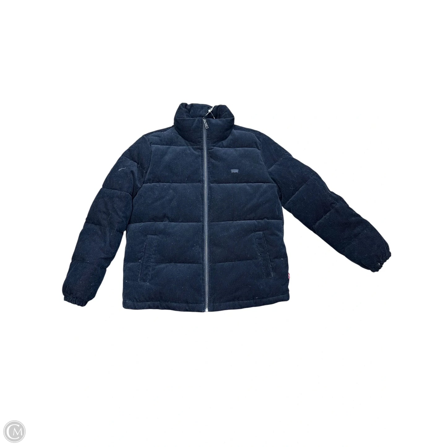 Coat Puffer & Quilted By Levis In Blue, Size: M