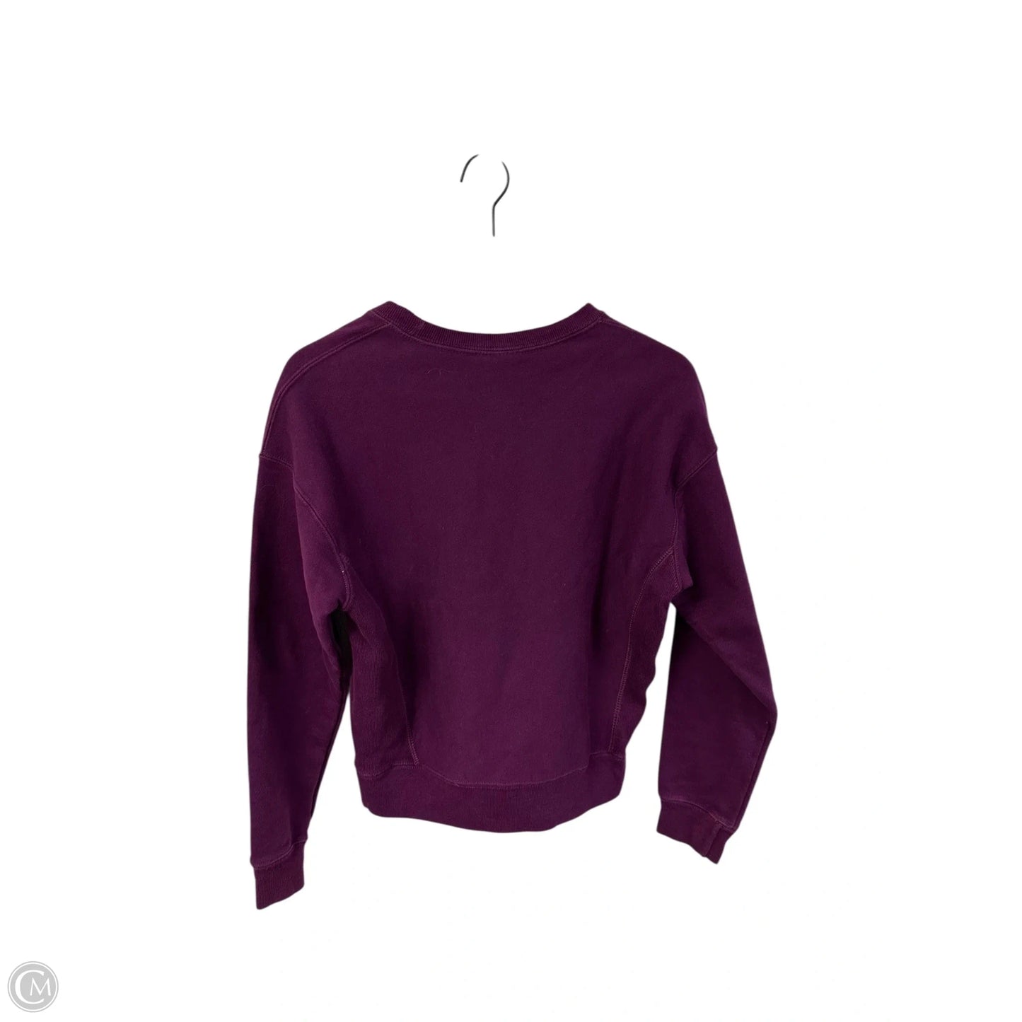 Sweatshirt Crewneck By Champion In Purple, Size: S