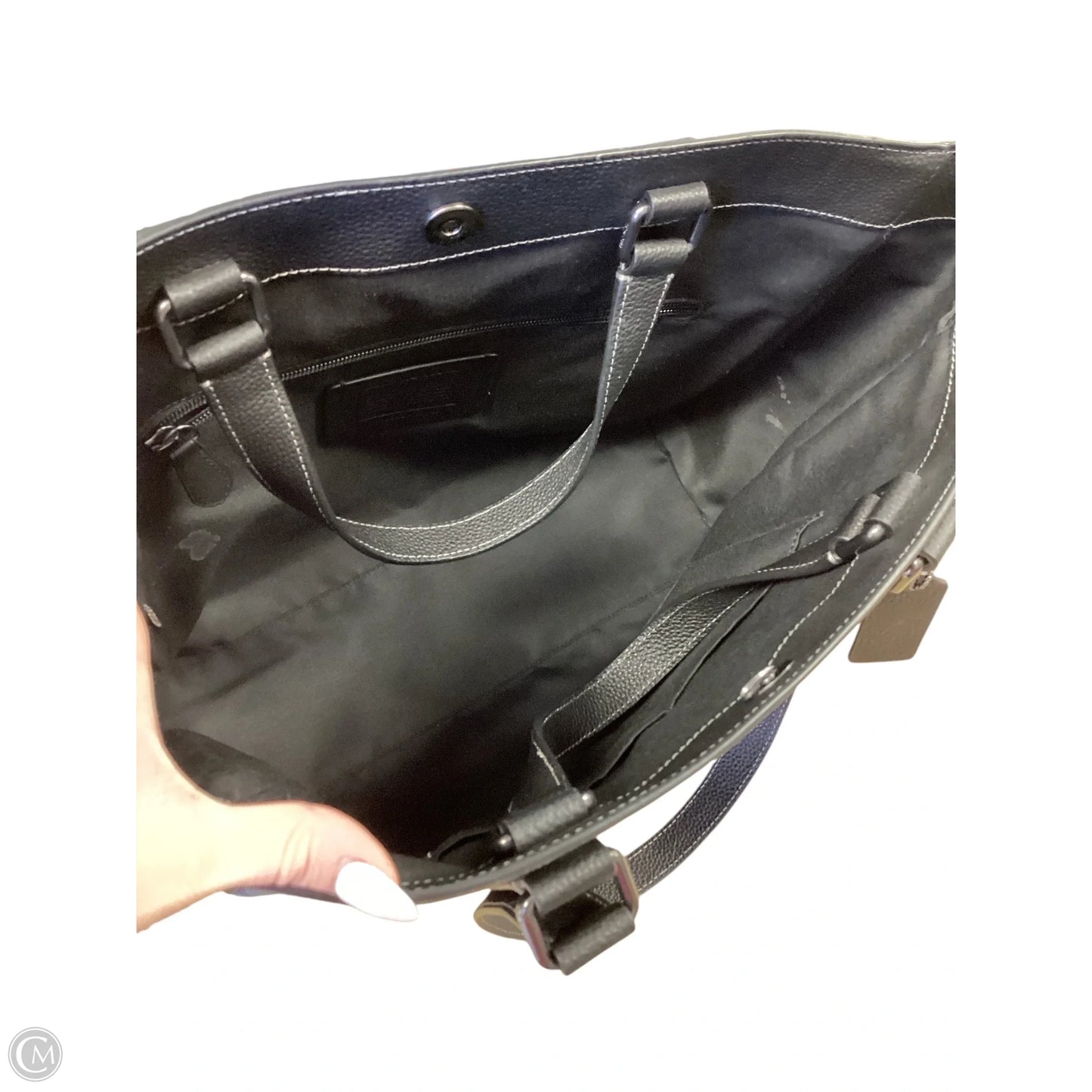 Tote Designer By Coach, Size: Large