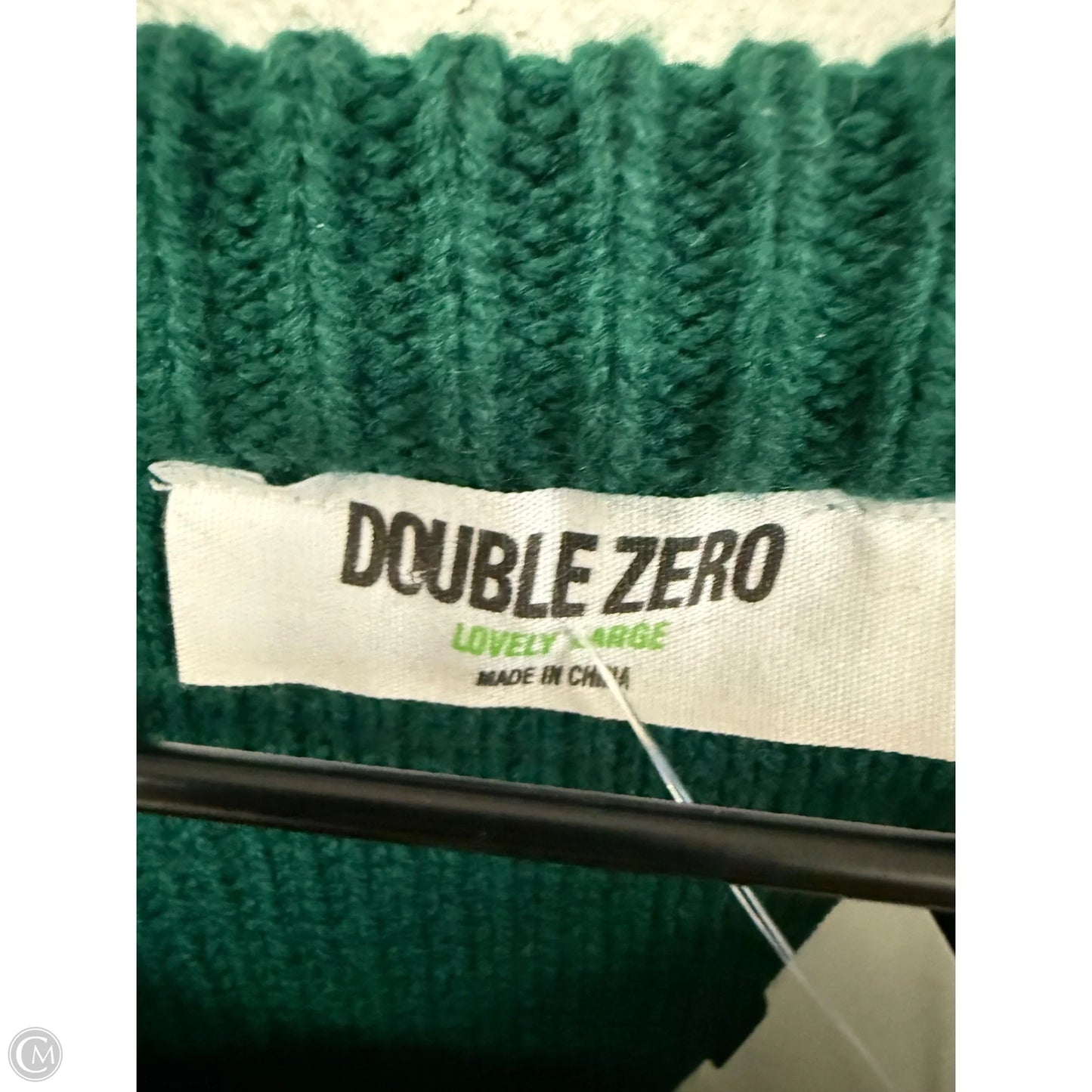 Sweater By Double Zero In Green, Size: L