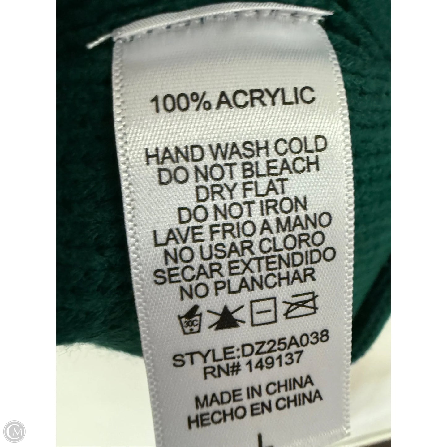 Sweater By Double Zero In Green, Size: L