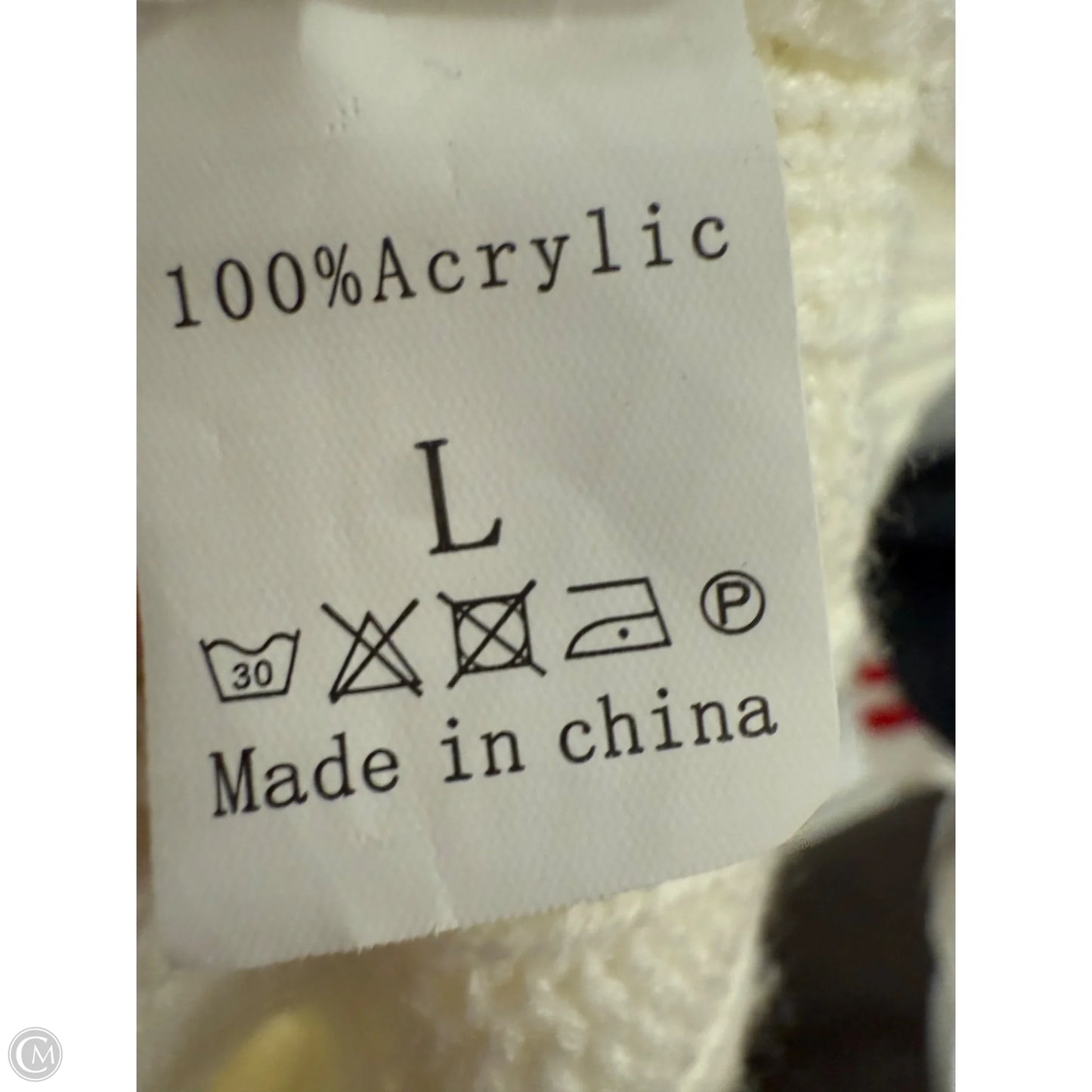 Sweater Cardigan By Cmf In White, Size: L