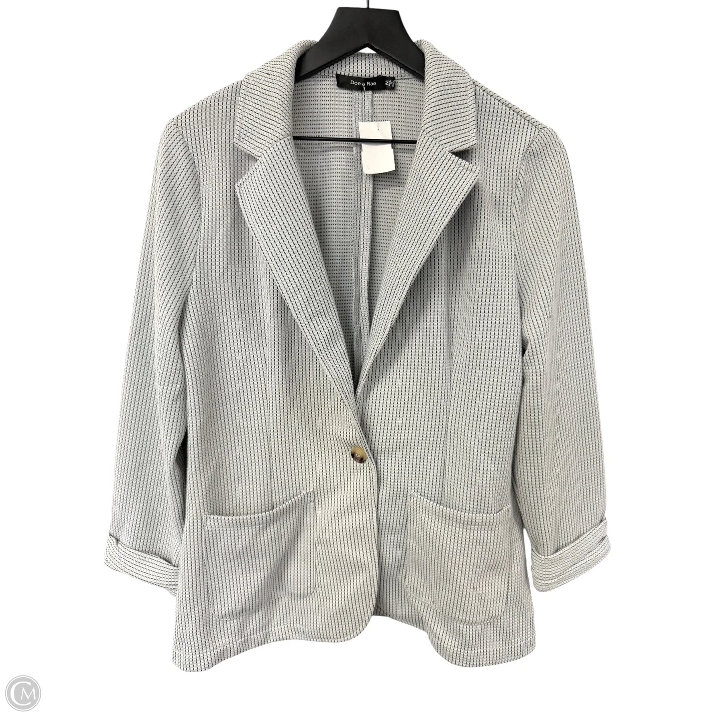Blazer By Doe & Rae In Grey, Size: M