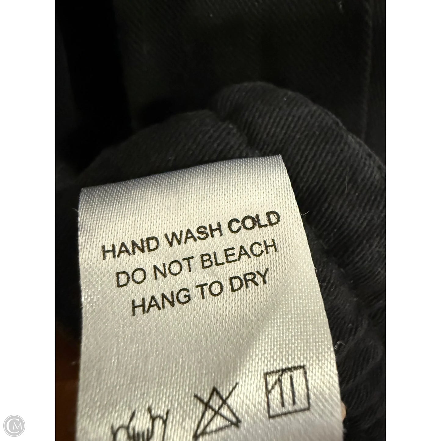 Jacket Denim By Doe & Rae In Black Denim, Size: M