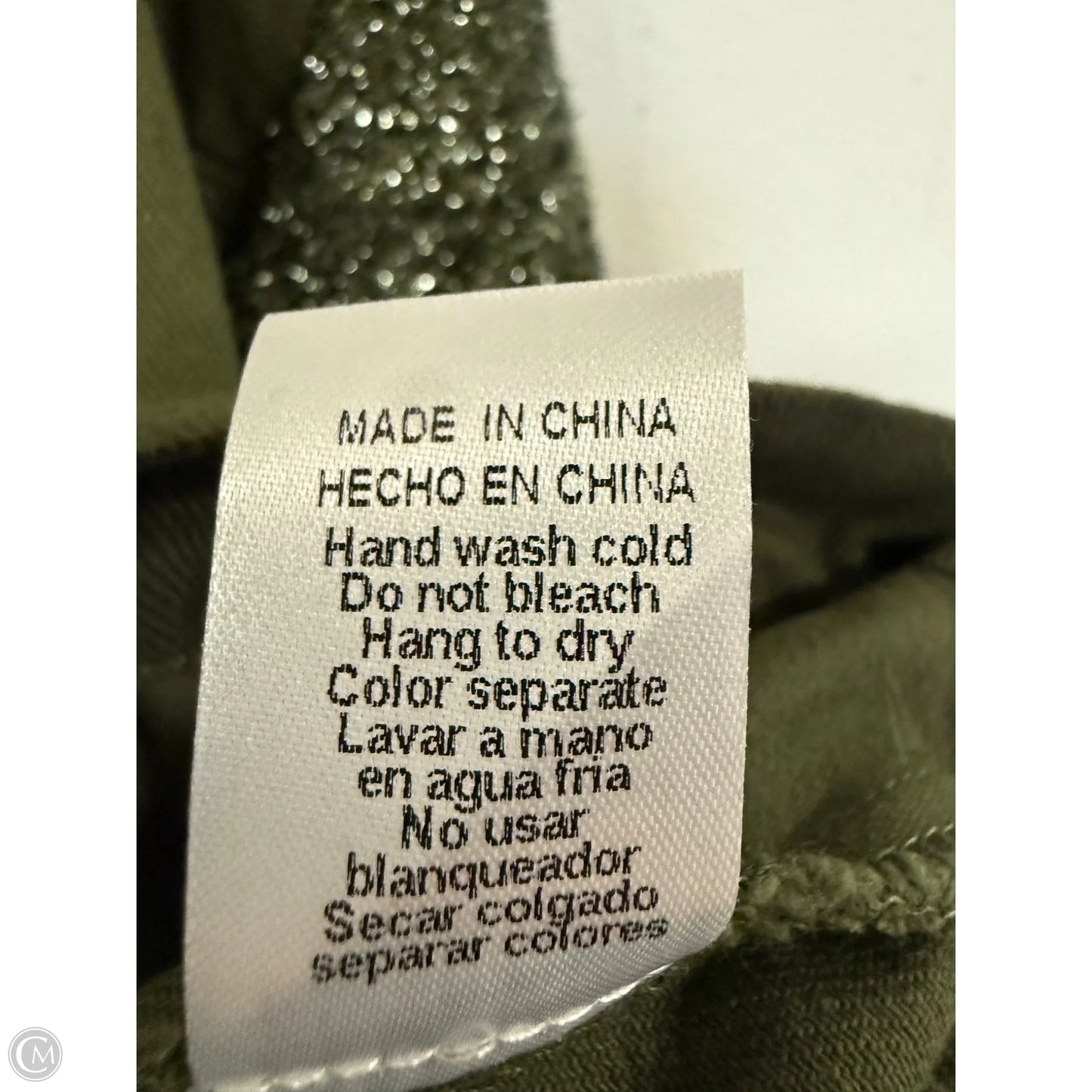 Jacket Denim By Vanilla Bay In Green Denim, Size: S