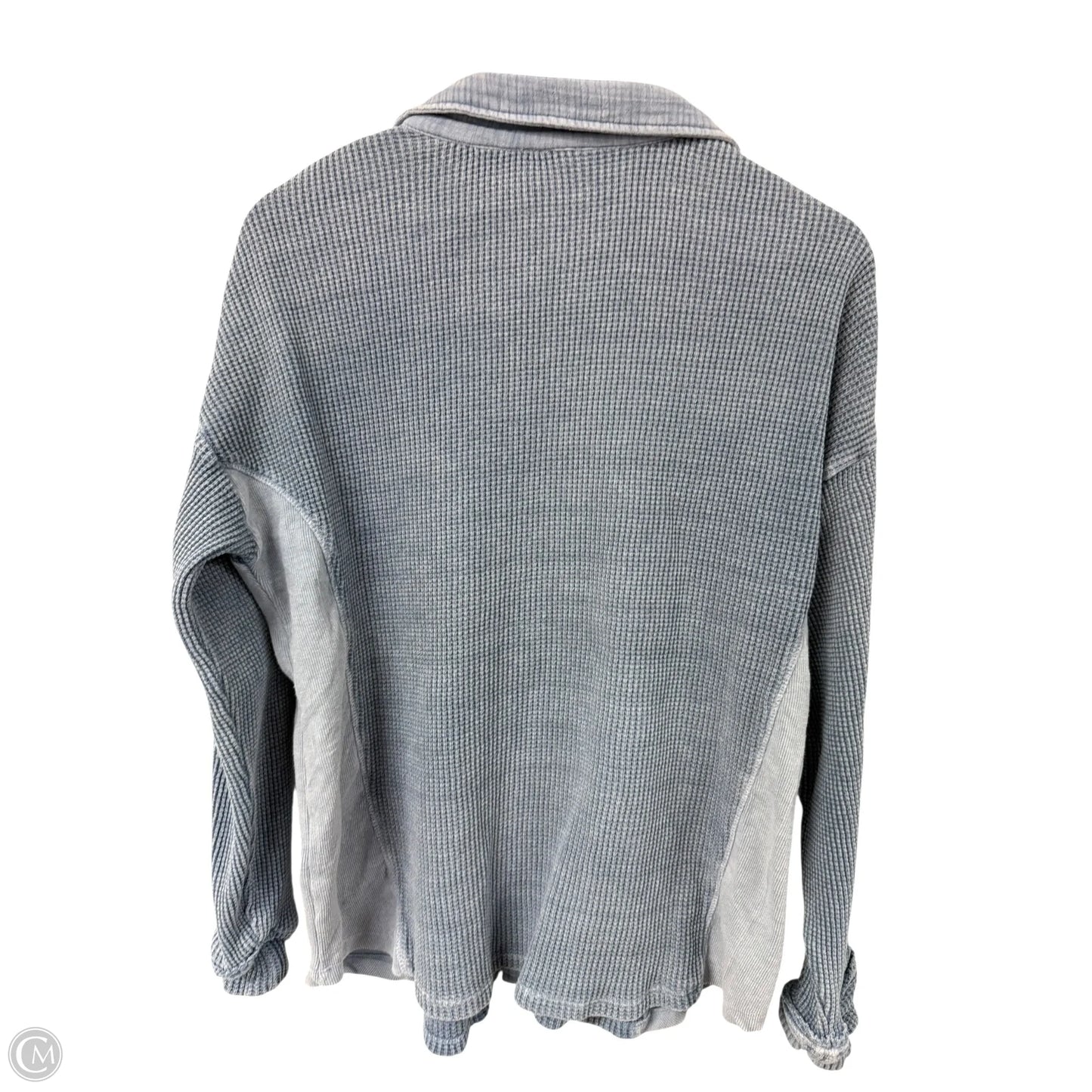 Jacket Shirt By Le Lis In Blue, Size: S