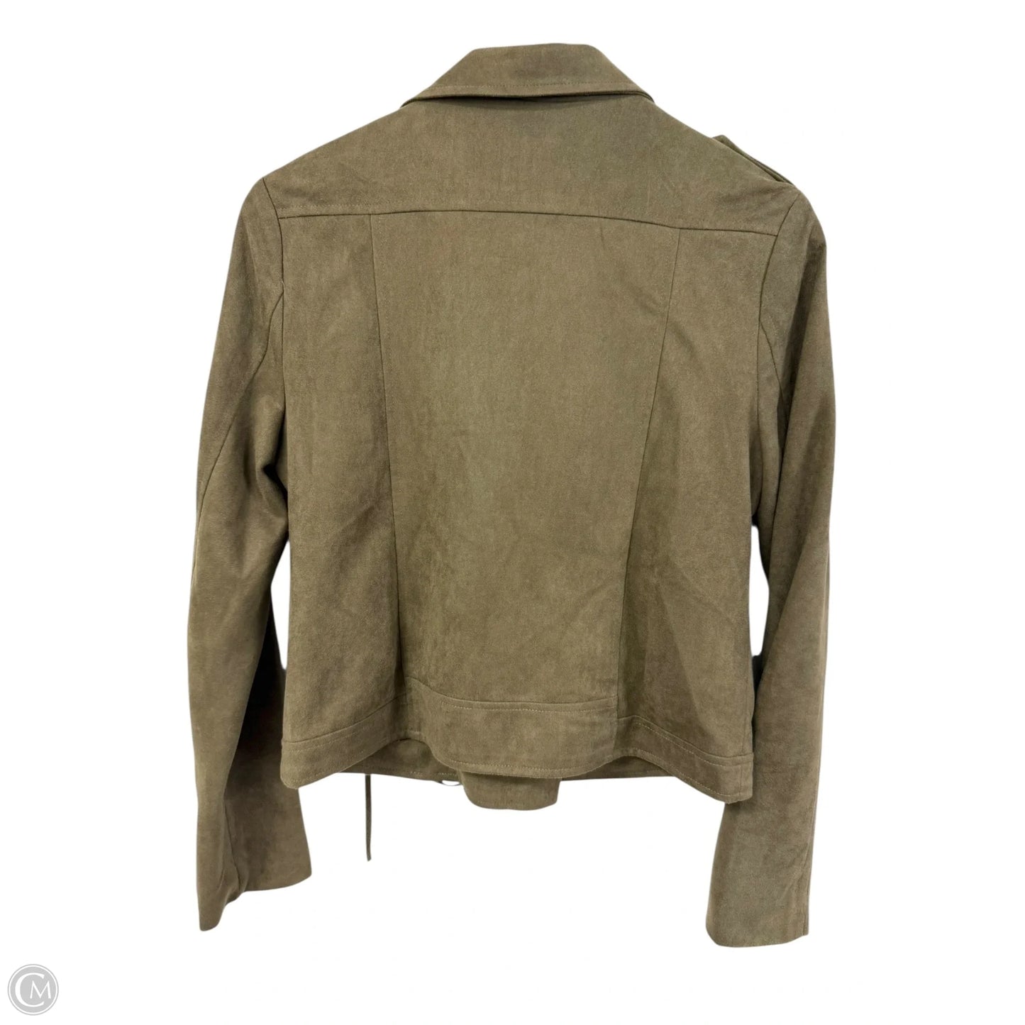 Jacket Moto By Ellison In Green, Size: M