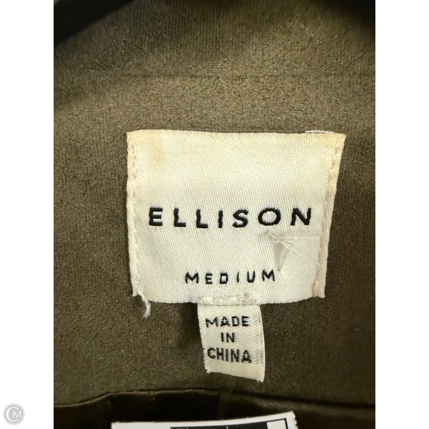 Jacket Moto By Ellison In Green, Size: M
