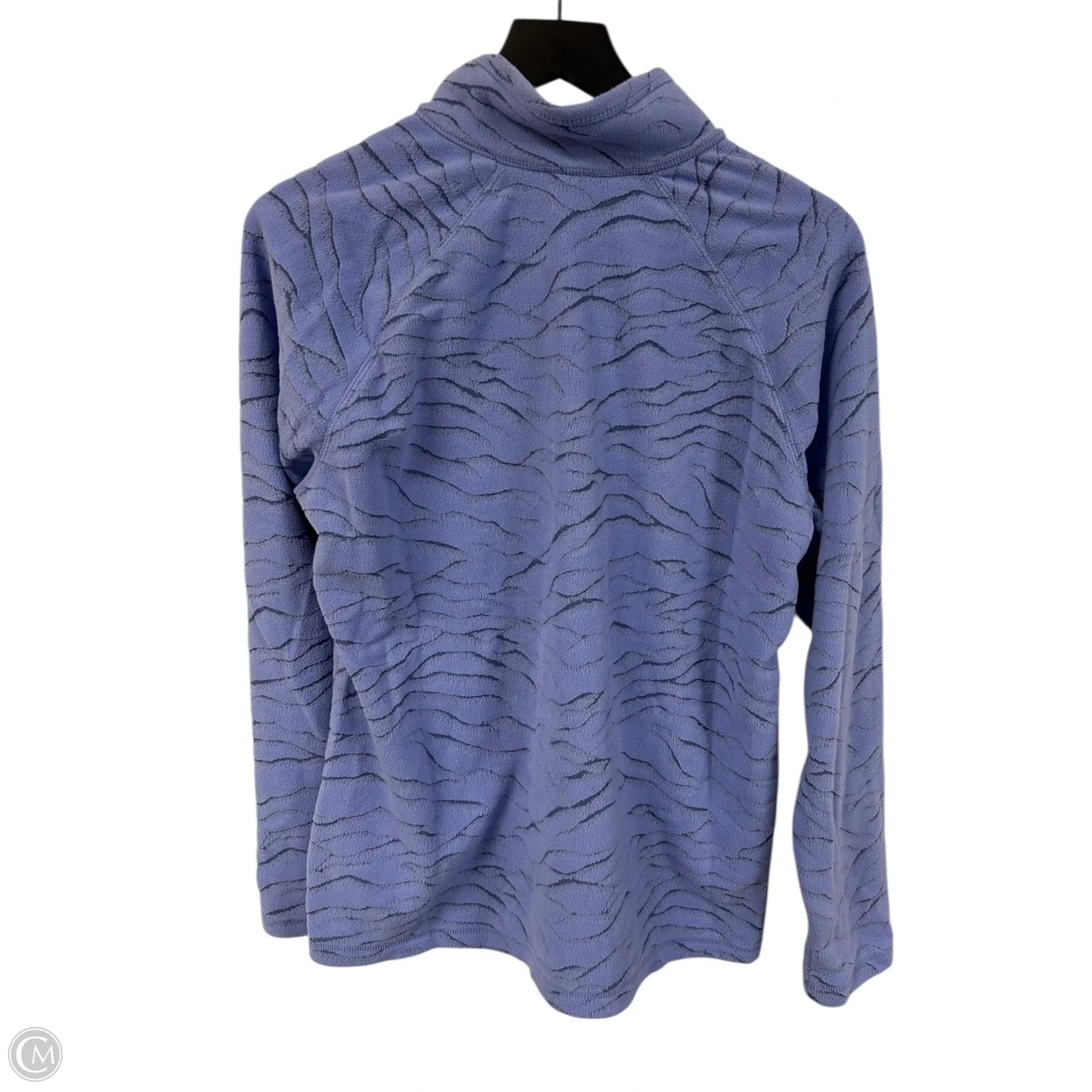 Sweatshirt Collar By Eddie Bauer In Purple, Size: L