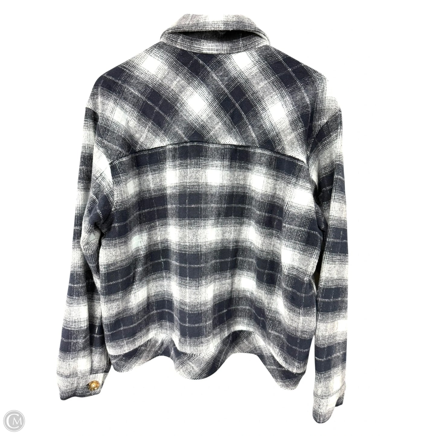 Jacket Shirt By Time And Tru In Blue, Size: Xl
