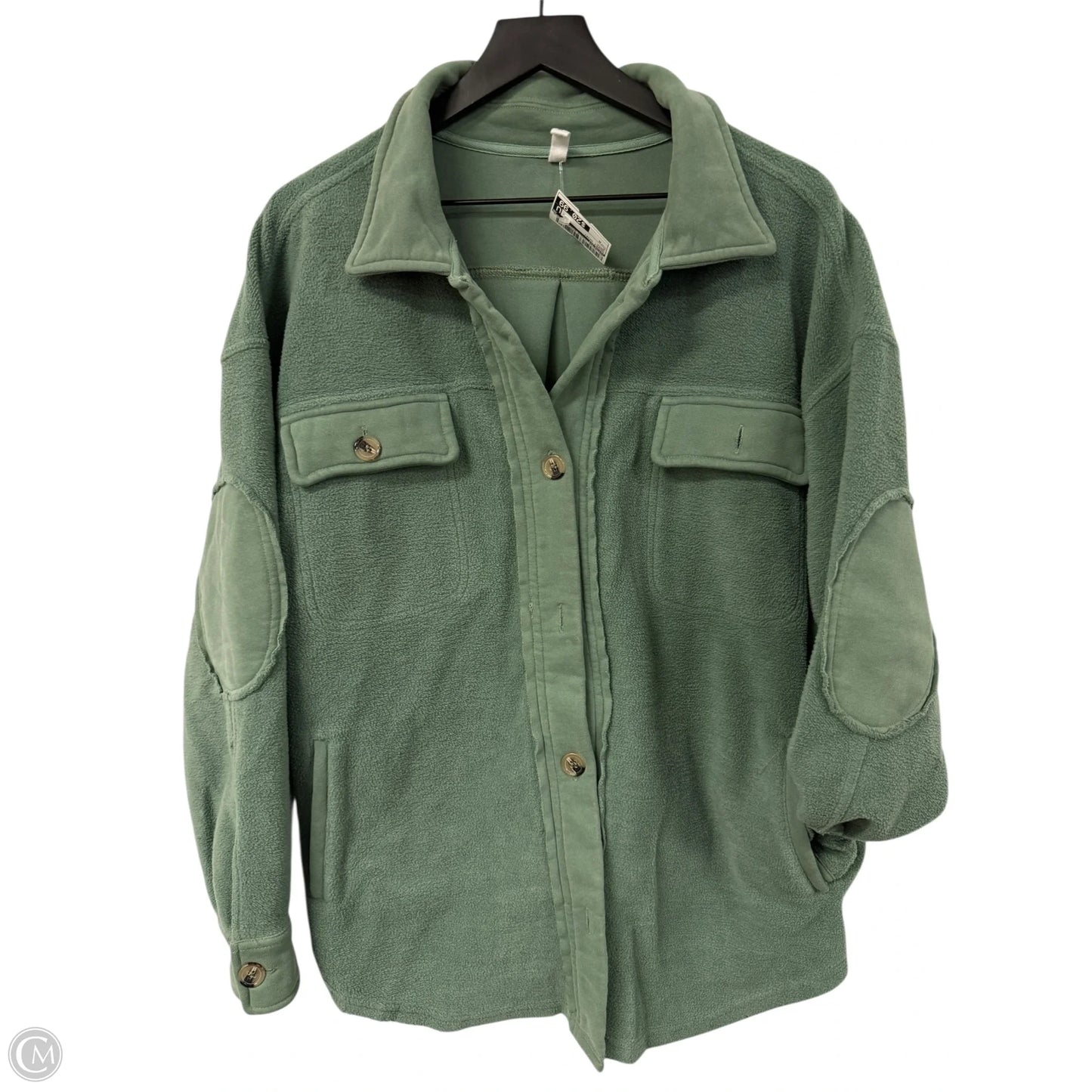Jacket Shirt By Wishlist In Green, Size: M