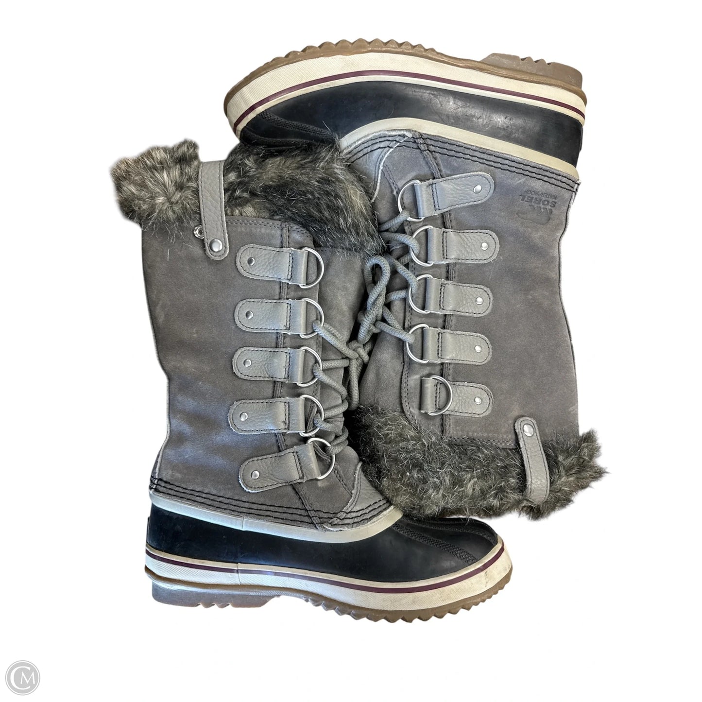 Boots Snow By Sorel In Grey, Size: 8