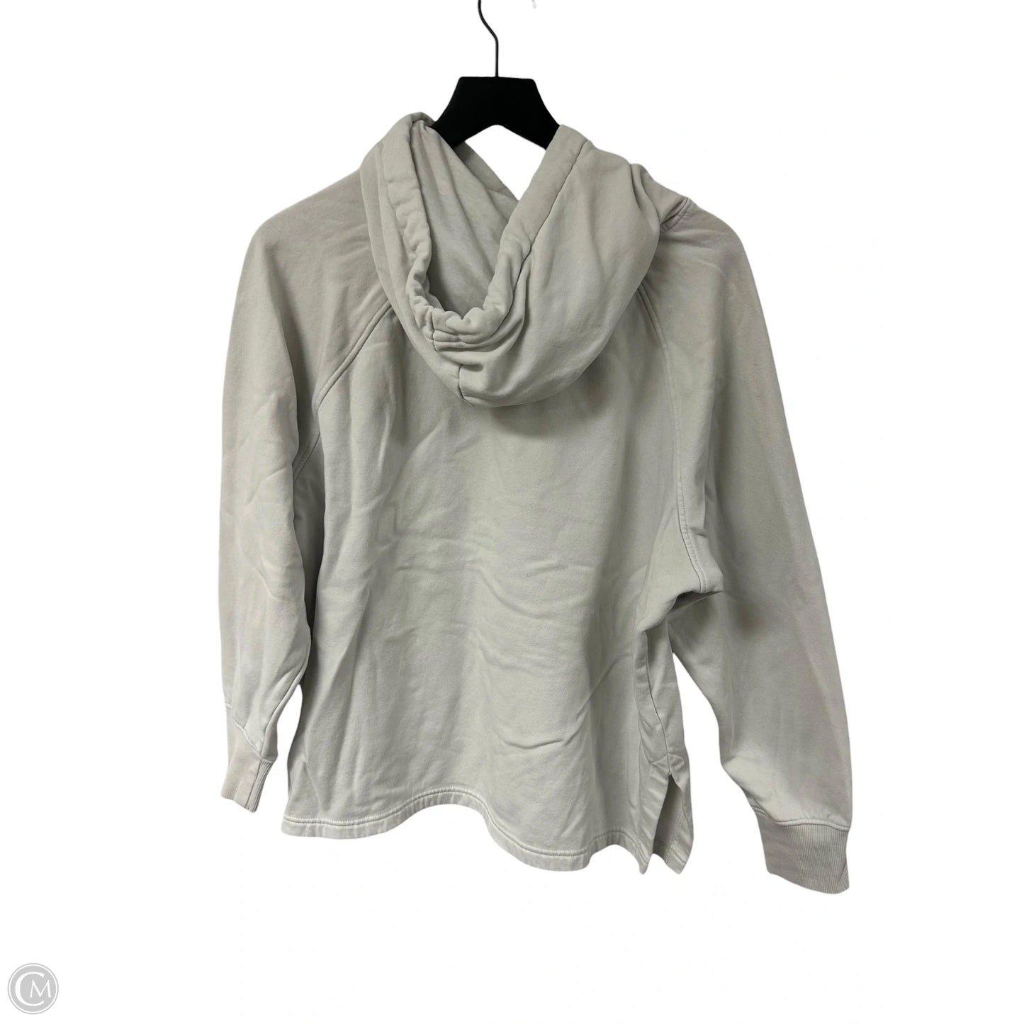 Sweatshirt Hoodie By H&m In White, Size: L