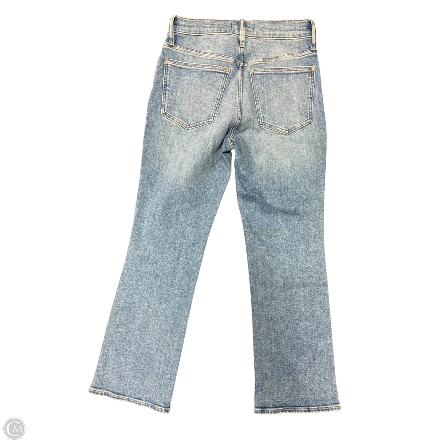 Jeans Straight By Madewell In Blue Denim, Size: 4