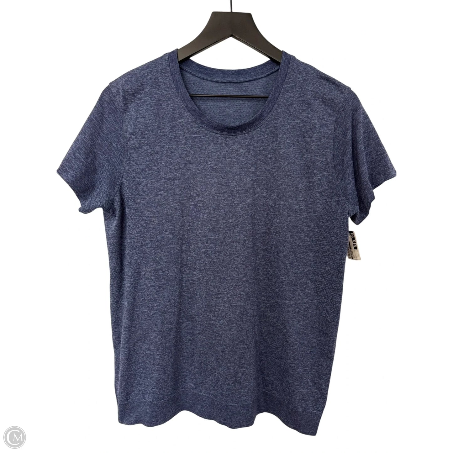 Athletic Top Short Sleeve By Lululemon In Blue