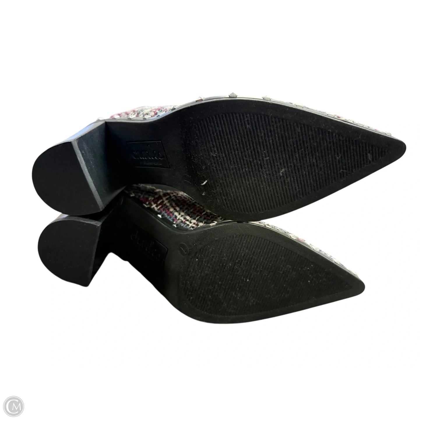 Shoes Heels Block By Charles David In Black & Purple, Size: 7