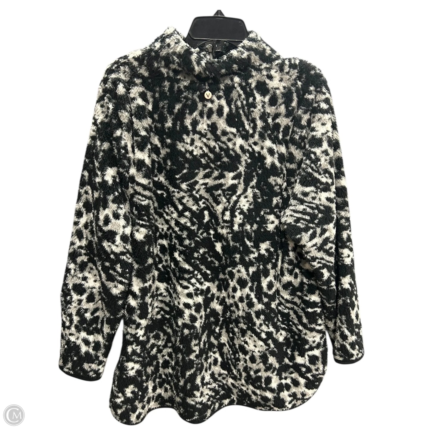 Sweatshirt Collar By Livi Active In Blue & Grey, Size: Xxl