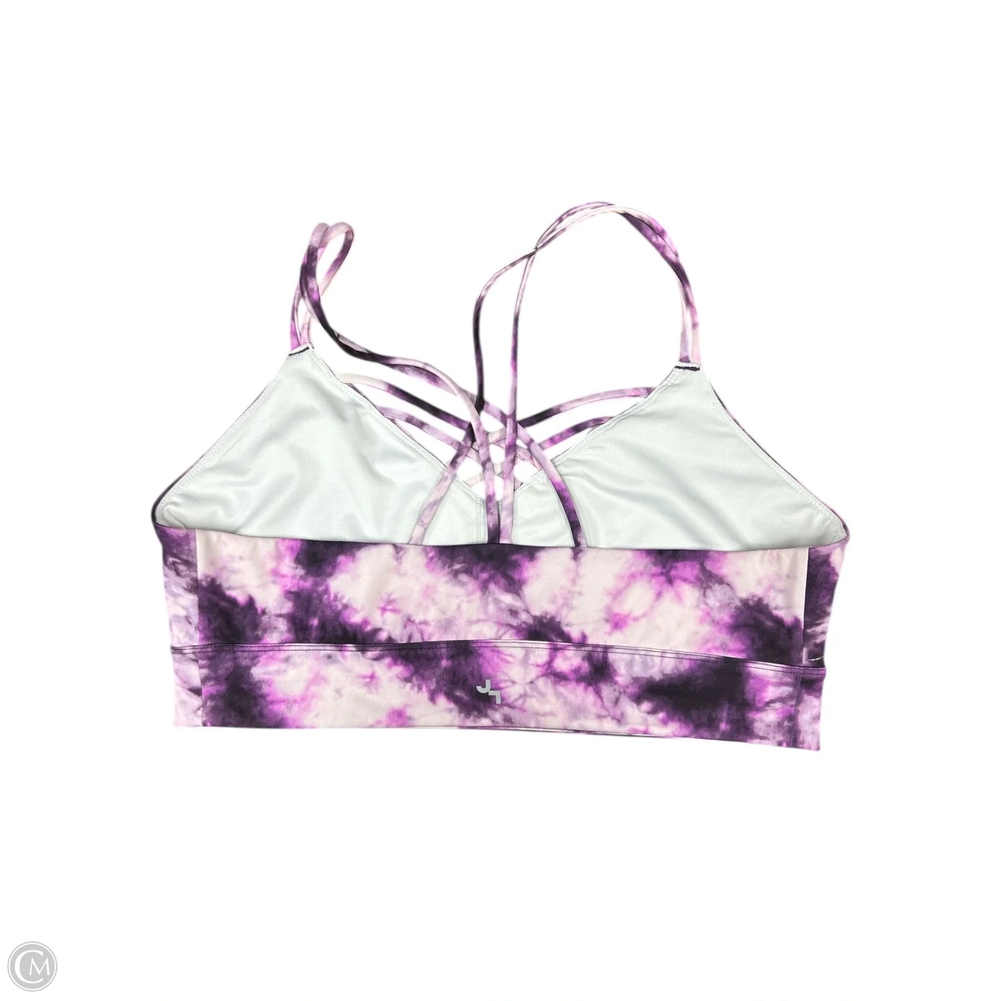 Athletic Bra By Joy Lab In Purple & White, Size: L
