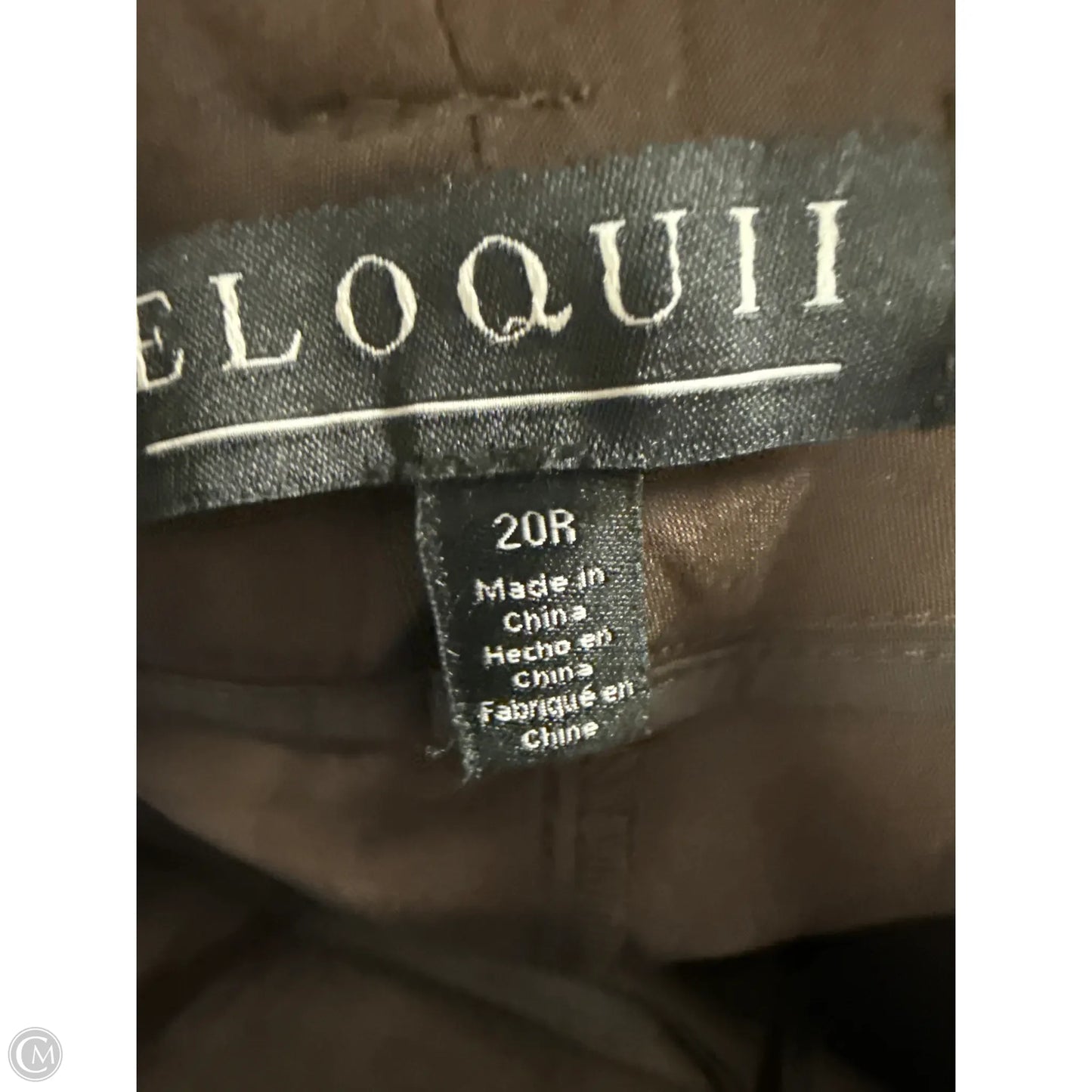 Pants Dress By Eloquii In Brown, Size: 20