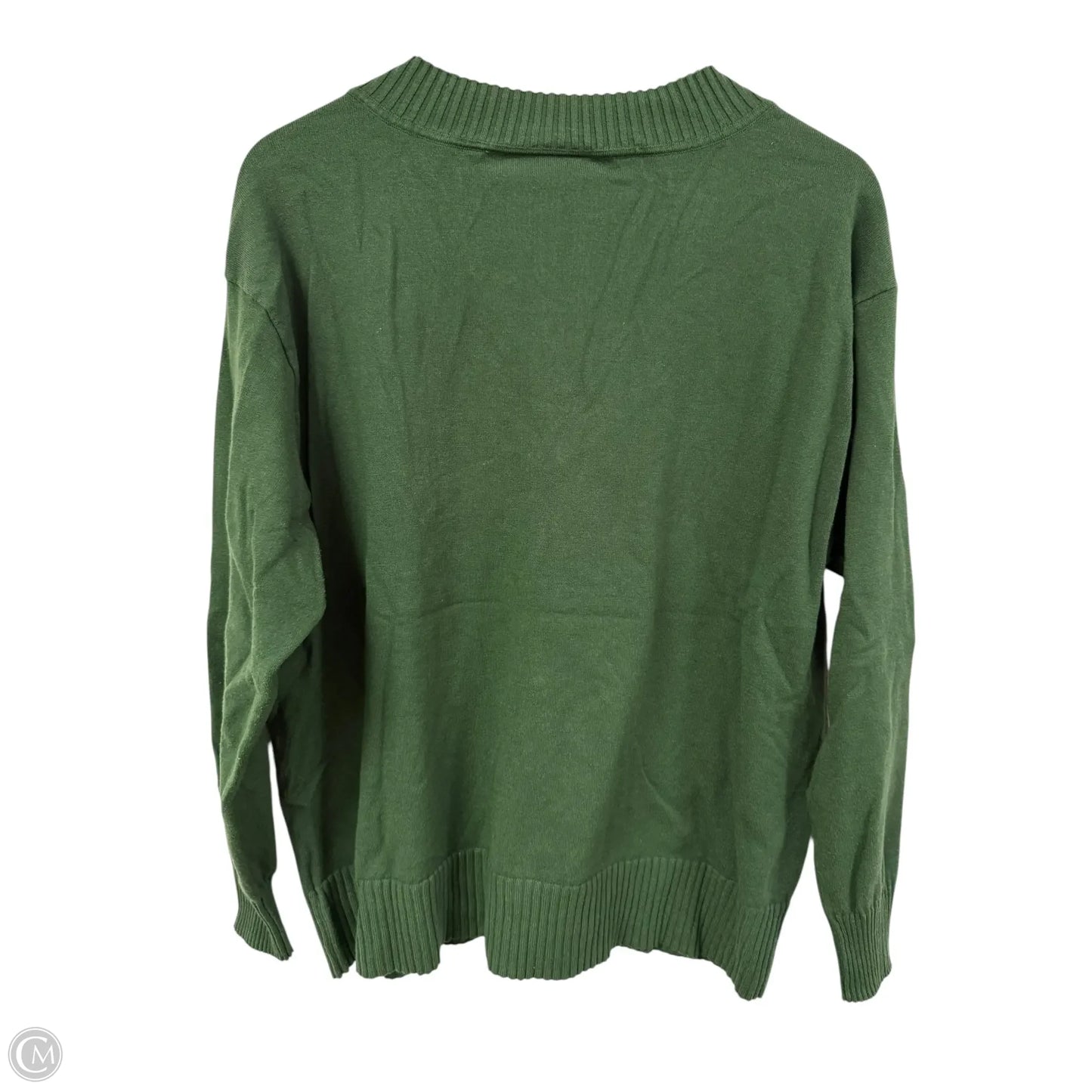 Top Long Sleeve By Lane Bryant In Green, Size: Xxl