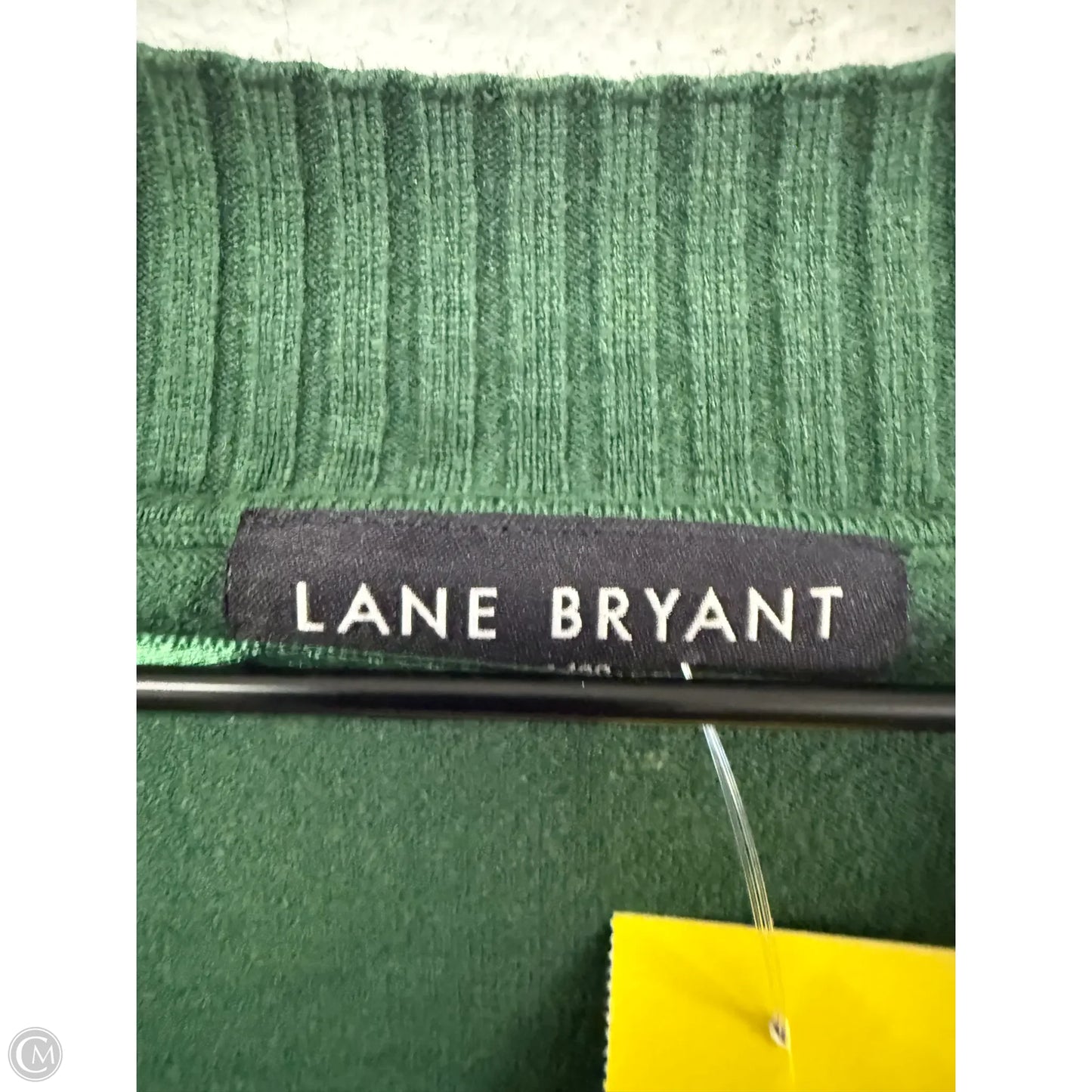 Top Long Sleeve By Lane Bryant In Green, Size: Xxl