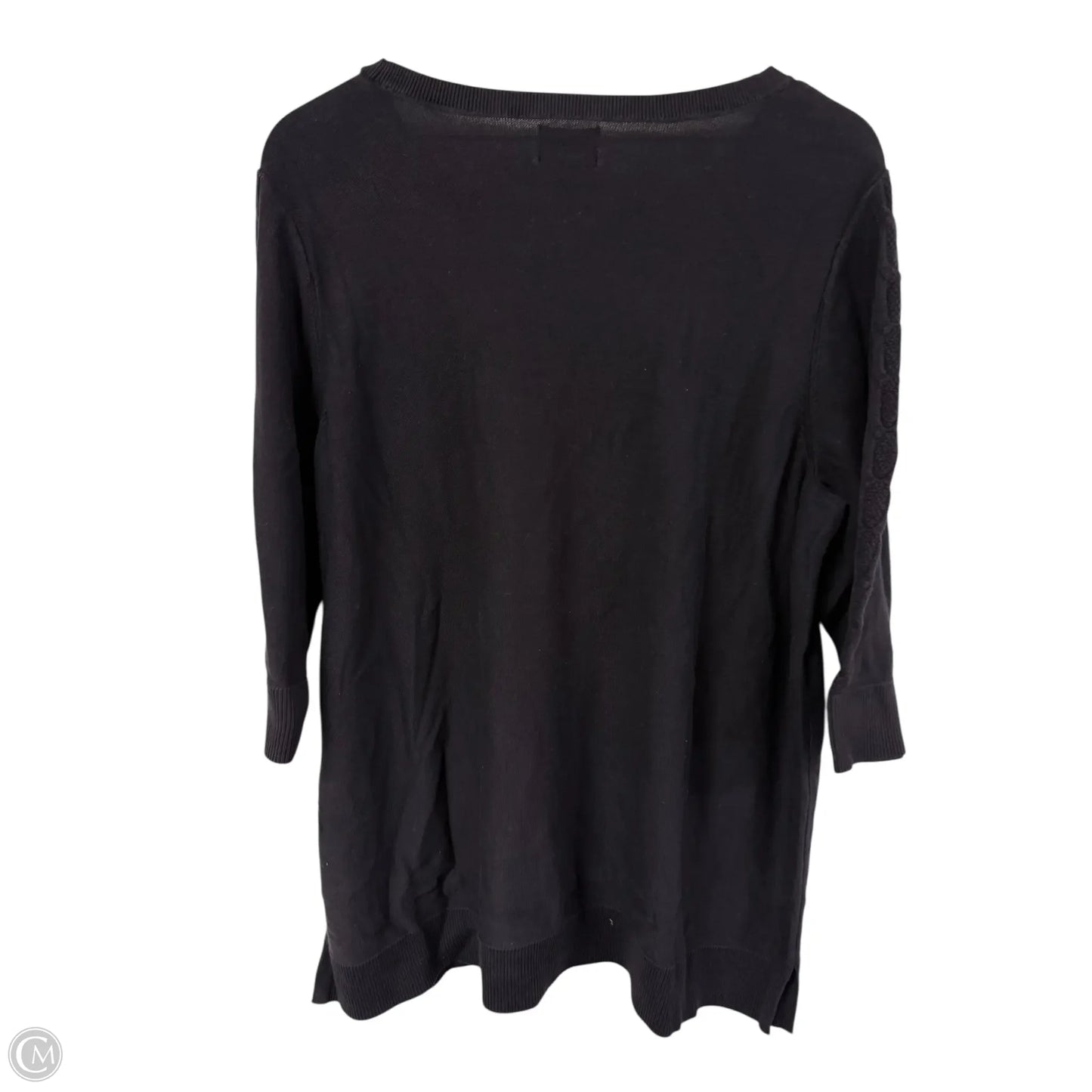 Top Long Sleeve By Lands End In Navy, Size: 2x