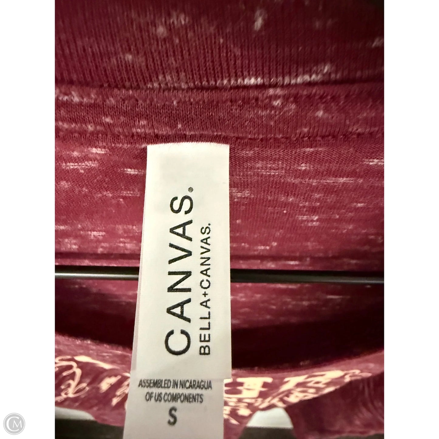 Top Short Sleeve Basic By Bella + Canvas In Purple, Size: S