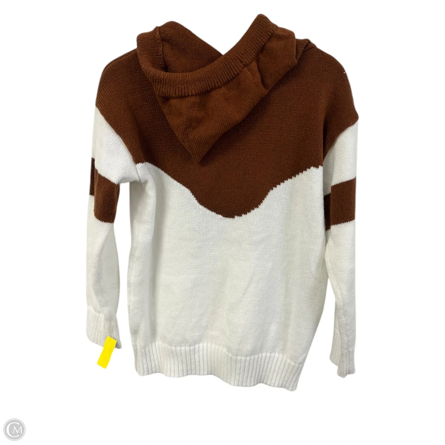 Sweater By Cmf In Brown & White, Size: S