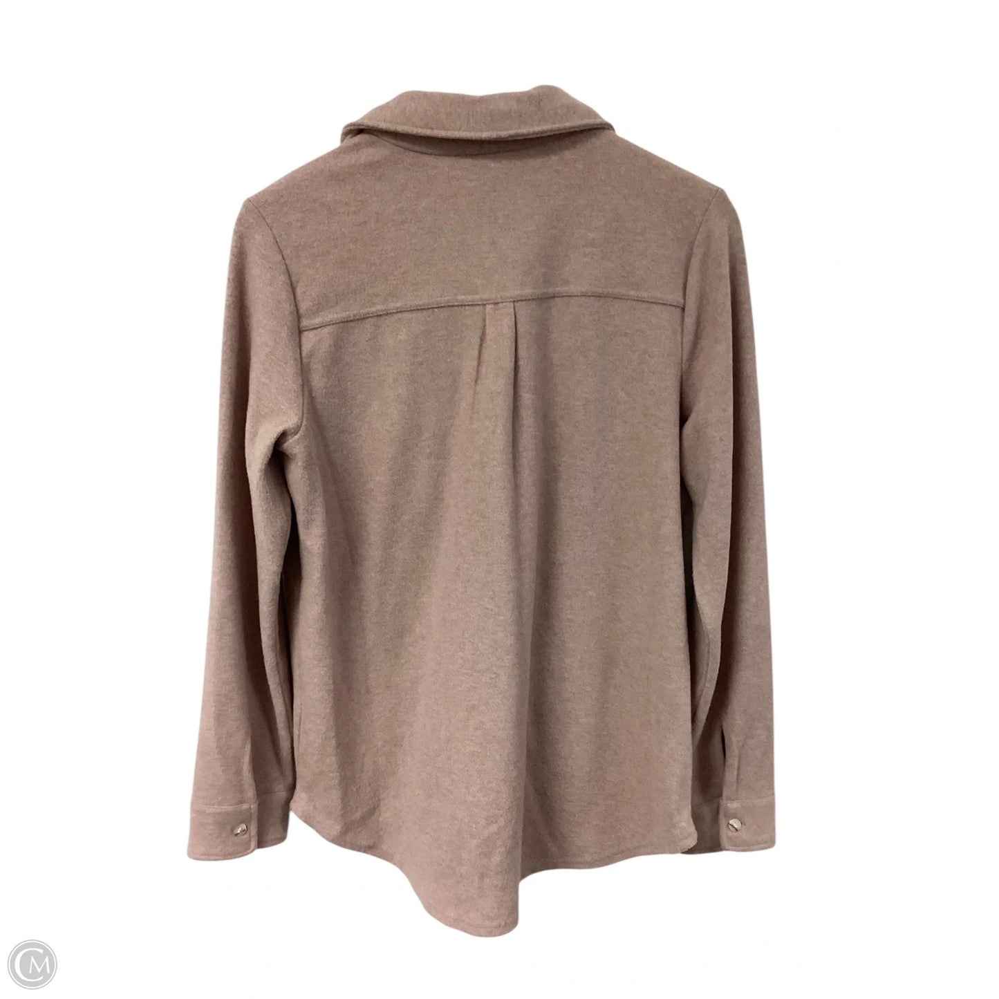 Jacket Shirt By Thread And Supply In Pink, Size: M