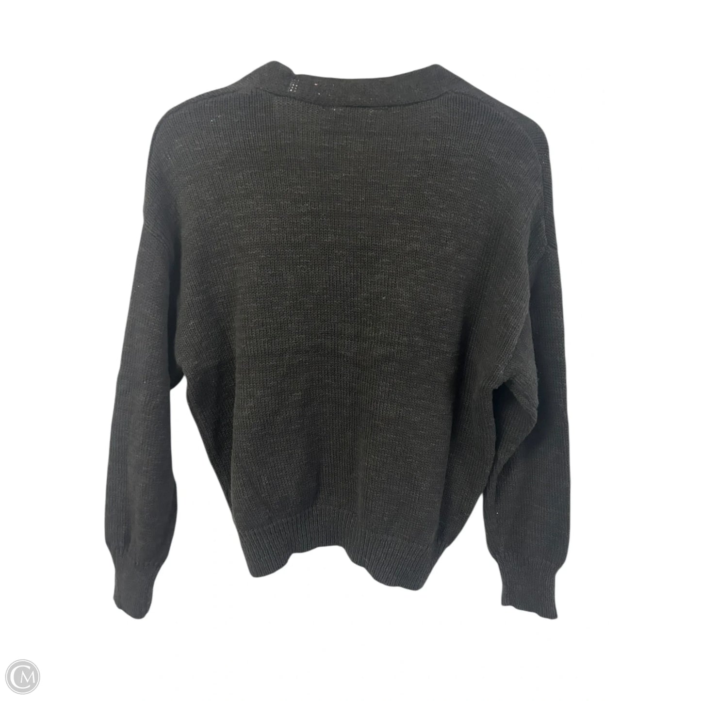 Sweater Cardigan By Time And Tru In Black, Size: S