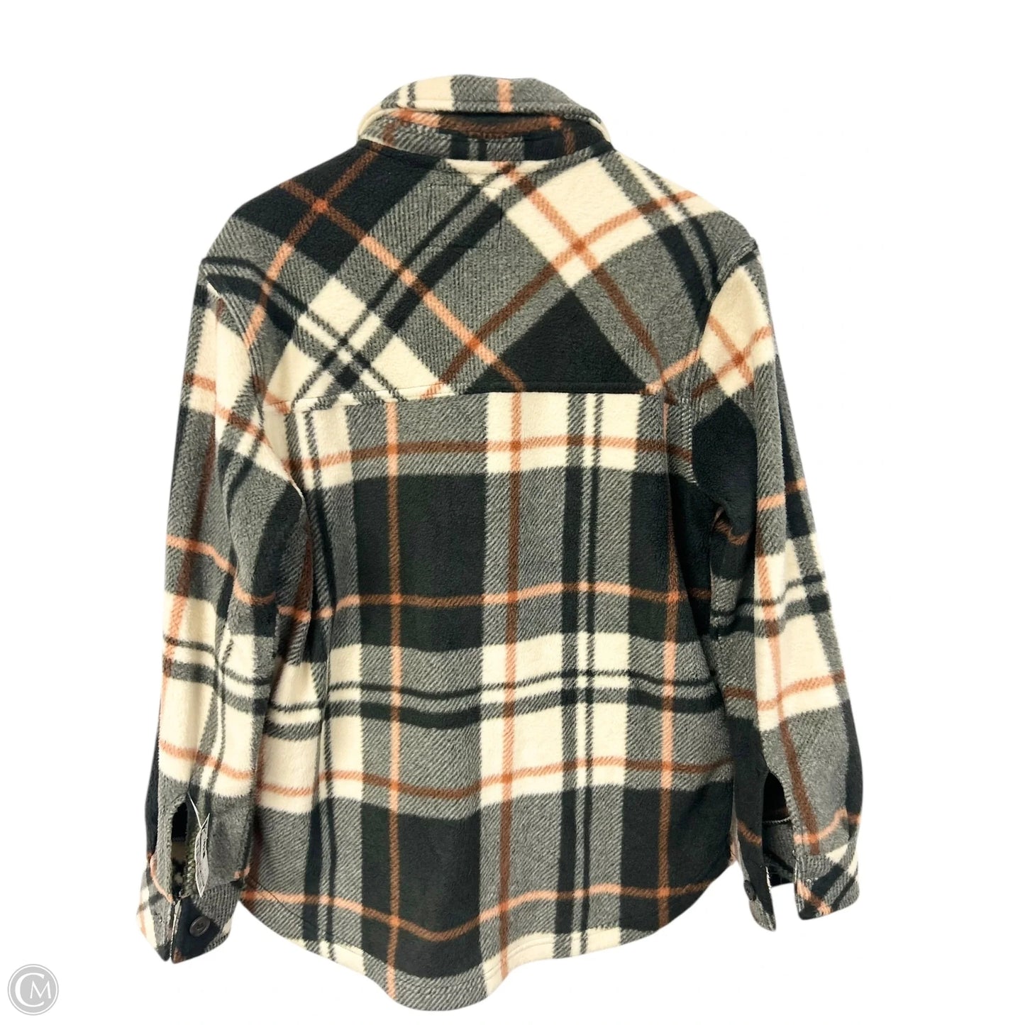 Jacket Shirt By Thread And Supply In Plaid Pattern, Size: S