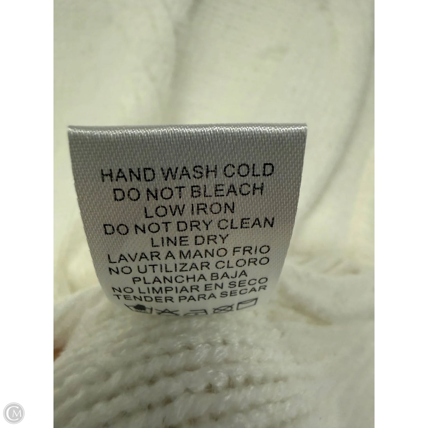 Sweater Short Sleeve By Bluivy In White, Size: S