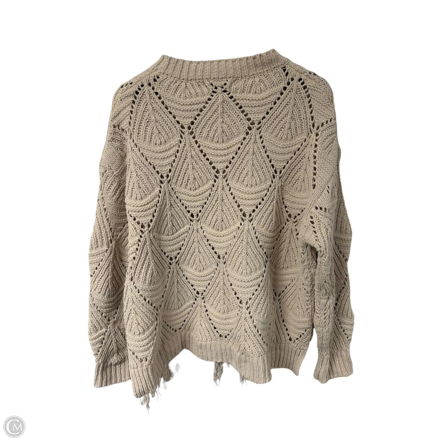 Sweater By Cmb In White, Size: M