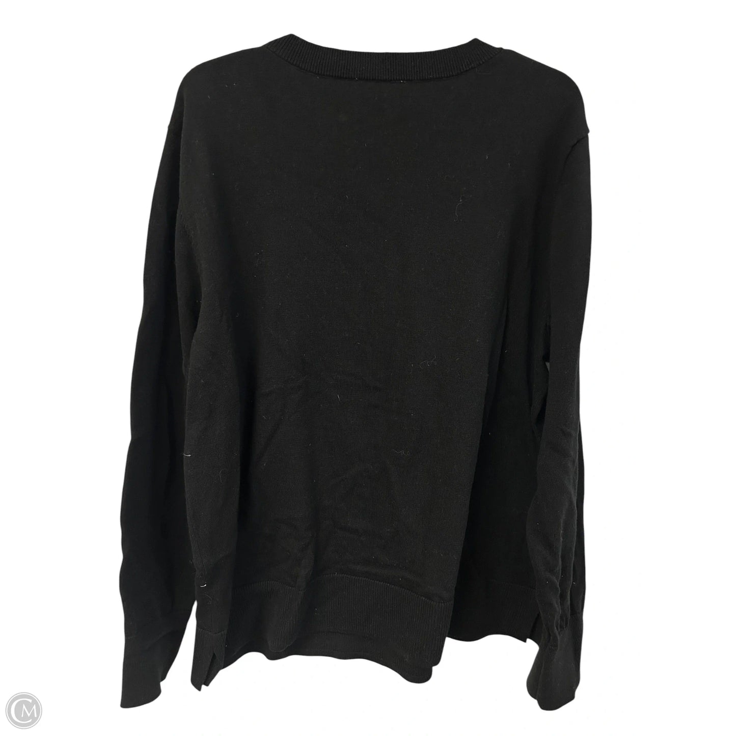 Sweater By Time And Tru In Black, Size: Xl