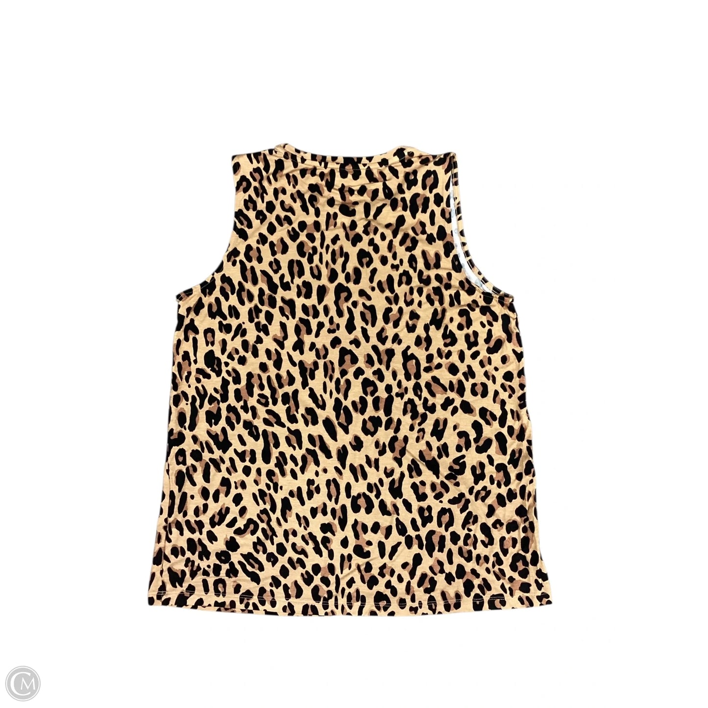 Top Sleeveless By Nine West In Animal Print, Size: M