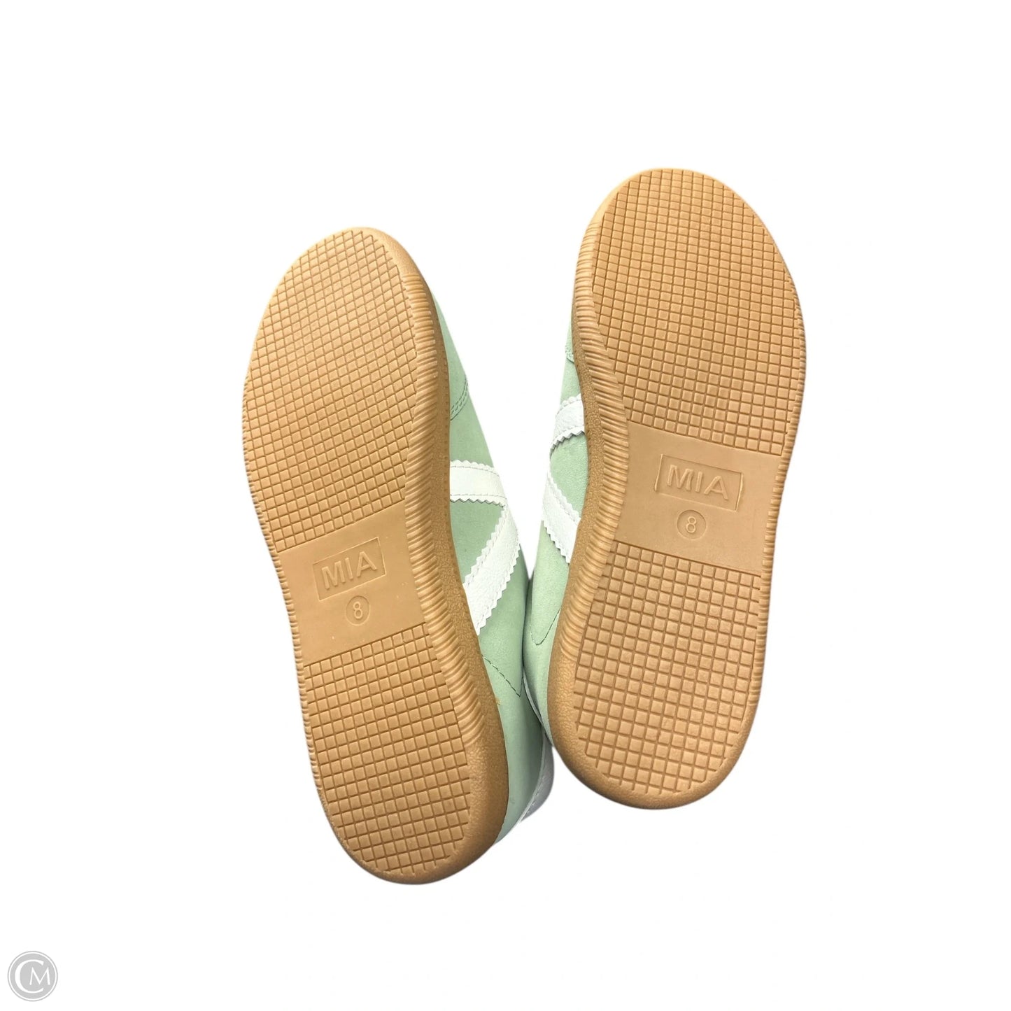 Shoes Sneakers By Mia In Green, Size: 8