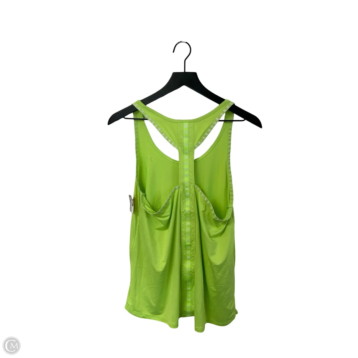 Athletic Tank Top By Under Armour In Chartreuse, Size: L